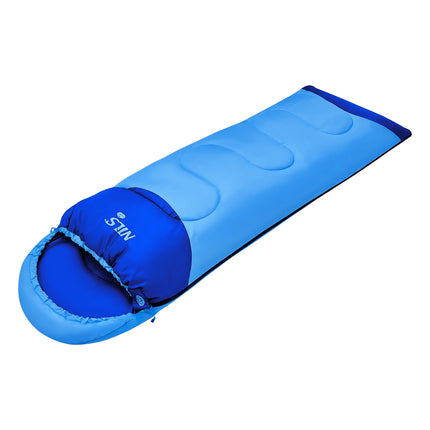 Blue Junior Sleeping Bag, Lightweight, Compact