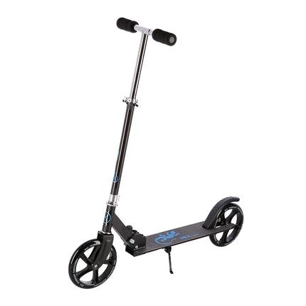Blue Kick Scooter, Foldable, Adjustable Height