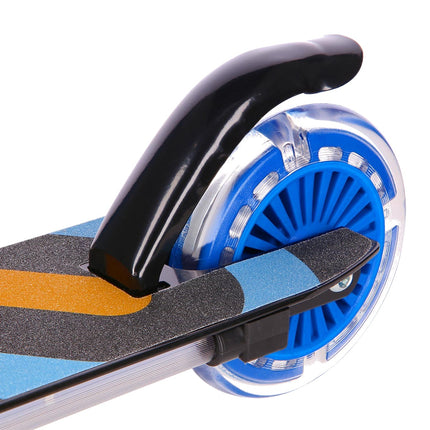 Blue Kick Scooter, Foldable, Lightweight Design