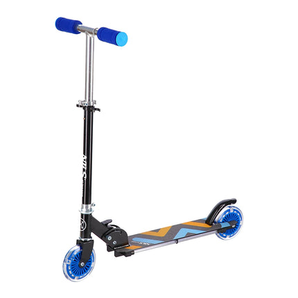 Blue Kick Scooter, Foldable, Lightweight Design