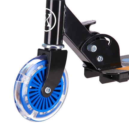 Blue Kick Scooter, Foldable, Lightweight Design