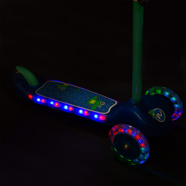 Blue Kids Scooter, Foldable, Lightweight Design