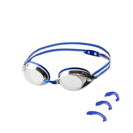 Blue Racing Swimming Goggles, Anti-Fog, UV Protection