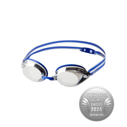 Blue Racing Swimming Goggles, Anti-Fog, UV Protection
