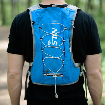 Blue Running Backpack, Lightweight, Water-Resistant
