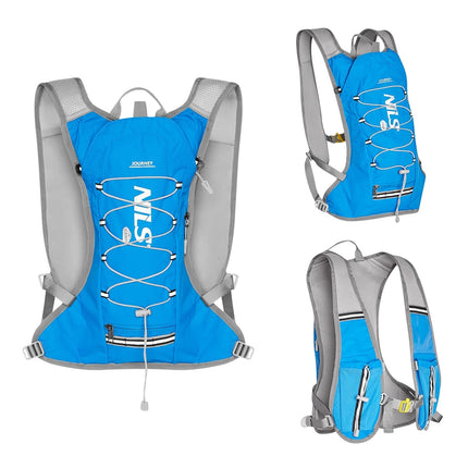 Blue Running Backpack, Lightweight, Water-Resistant