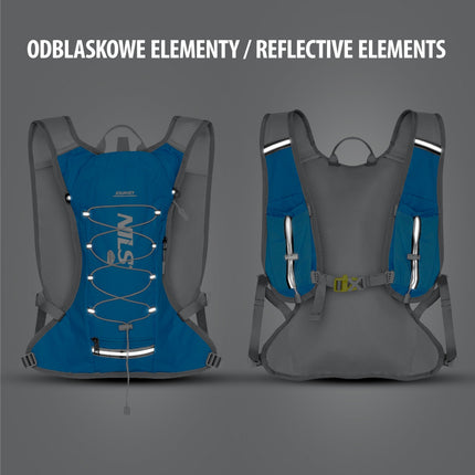 Blue Running Backpack, Lightweight, Water-Resistant