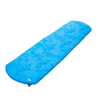 Blue Self-Inflating Camping Mat, Compact & Portable