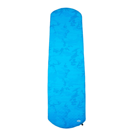 Blue Self-Inflating Camping Mat, Compact & Portable