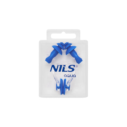 Blue Silicone Swimming Set – Ear and Nose Plugs