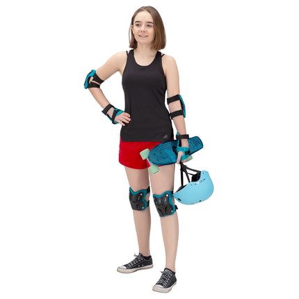 Blue Size L Protectors Set – Knee, Elbow, Wrist