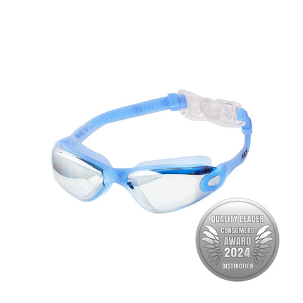 Blue Swimming Goggles, Anti-Fog, UV Protection