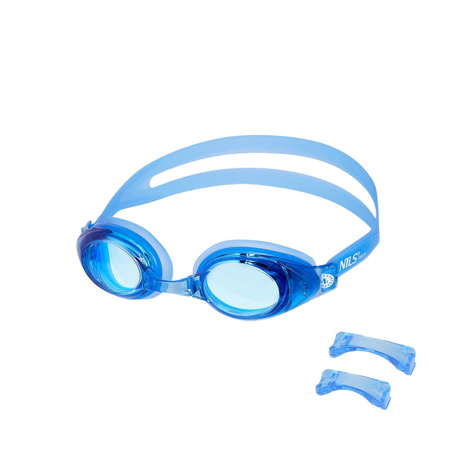 Blue Swimming Goggles, Anti-Fog, UV Protection