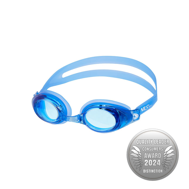 Blue Swimming Goggles, Anti-Fog, UV Protection