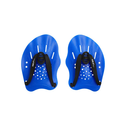 Blue Swimming Hand Paddles, Adjustable, Ergonomic Design