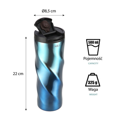 Blue Thermal Cup, 22 oz, Insulated