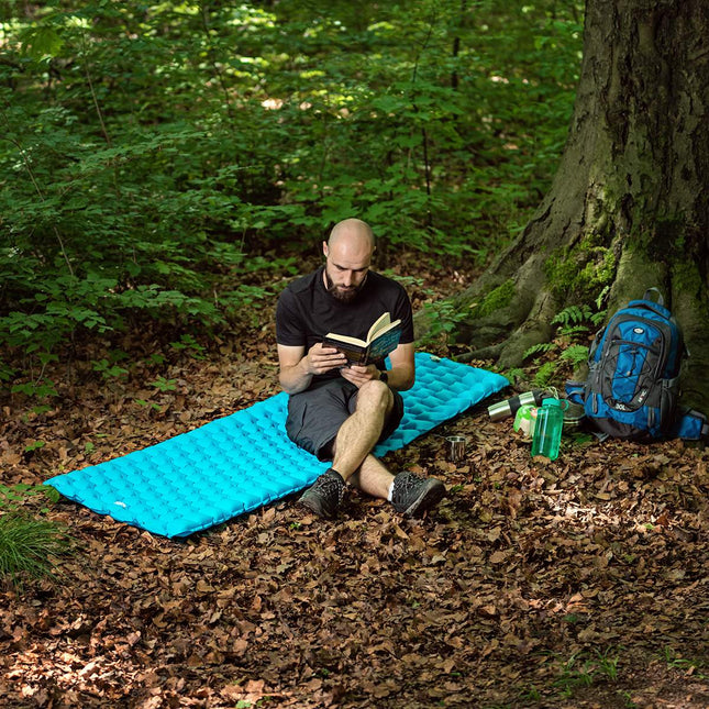 Blue Tourist Mat, Lightweight, Portable, Nils Camp