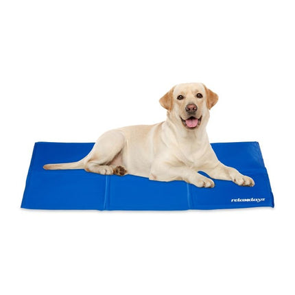 Blue cooling mat for dogs
