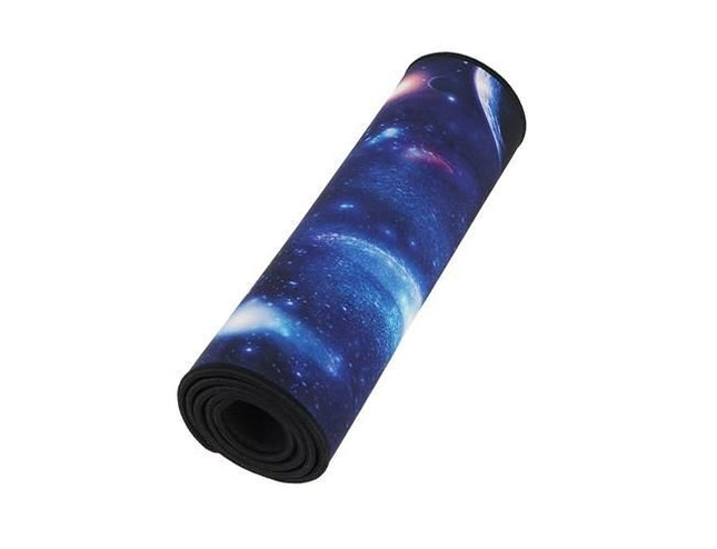 Blue keyboard mouse pad