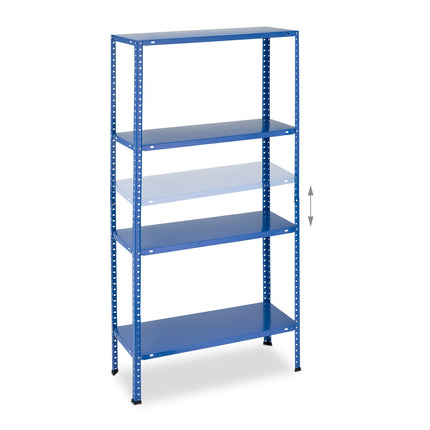 Blue shelves for heavy loads, 2 pcs