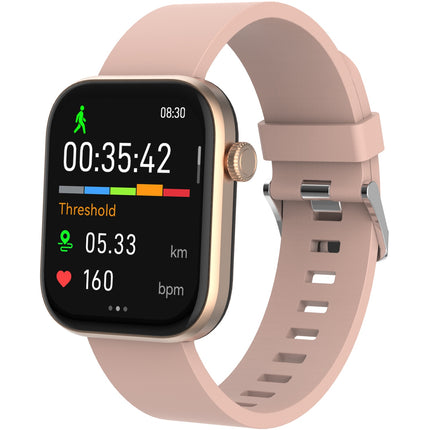 Bluetooth AMOLED Smart Watch Pink / Beige