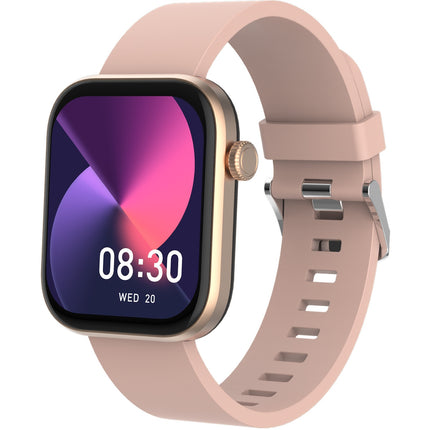 Bluetooth AMOLED Smart Watch Pink / Beige