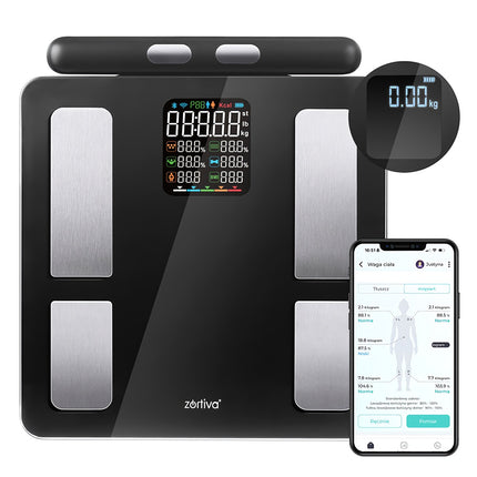 Bluetooth Analytical Bathroom Scale with BMI and Fat Measurement