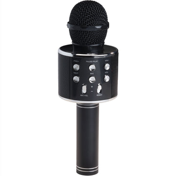 Bluetooth Karaoke Microphone with built-in speaker. Black