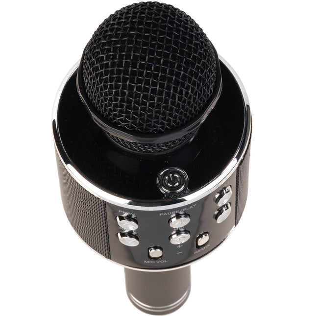 Bluetooth Karaoke Microphone with built-in speaker. Black