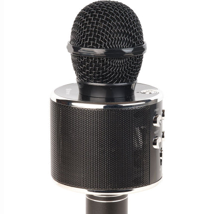Bluetooth Karaoke Microphone with built-in speaker. Black
