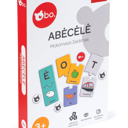 Bo. Educational Board Game "Alphabet" (In Lithuanian Lang.)