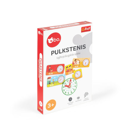 Bo. Educational Board Game "Clock" (In Latvian Lang.)