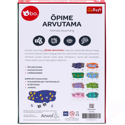 Bo. Educational Board Game "Counting" (In Estonian Lang.)