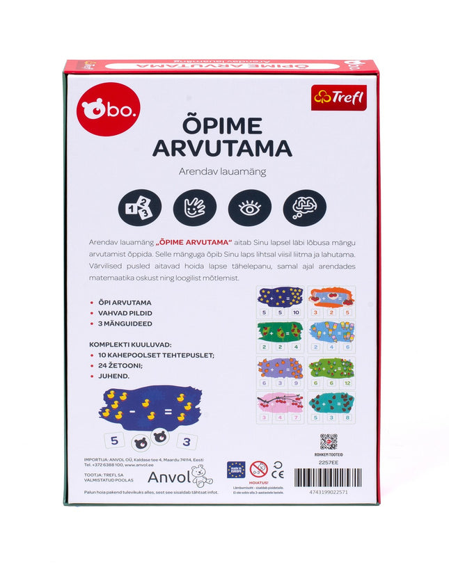 Bo. Educational Board Game "Counting" (In Estonian Lang.)