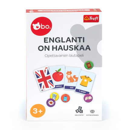 Bo. Educational Board Game "English Is Fun" (In Finnish Lang.)