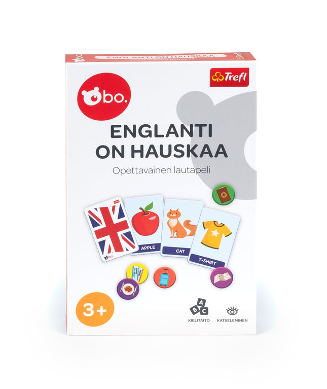 Bo. Educational Board Game "English Is Fun" (In Finnish Lang.)