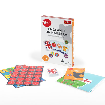 Bo. Educational Board Game "English Is Fun" (In Finnish Lang.)