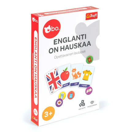 Bo. Educational Board Game "English Is Fun" (In Finnish Lang.)