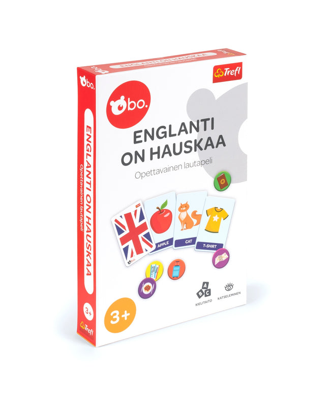 Bo. Educational Board Game "English Is Fun" (In Finnish Lang.)
