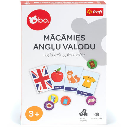 Bo. Educational Board Game "English Is Fun" (In Latvian Lang.)