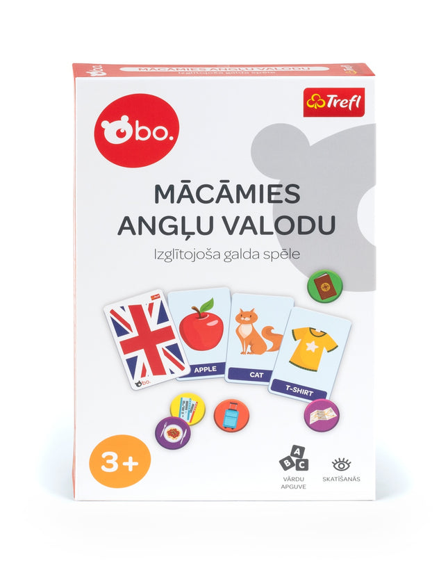 Bo. Educational Board Game "English Is Fun" (In Latvian Lang.)