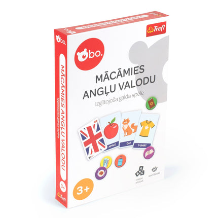 Bo. Educational Board Game "English Is Fun" (In Latvian Lang.)