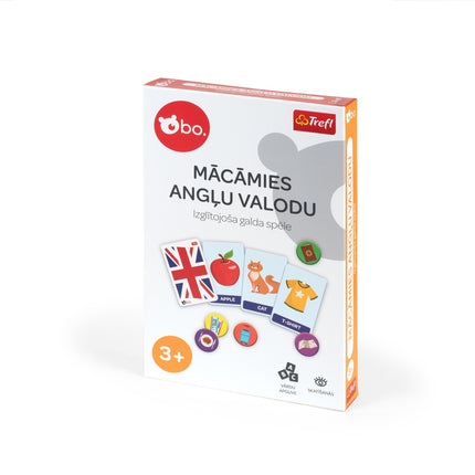 Bo. Educational Board Game "English Is Fun" (In Latvian Lang.)