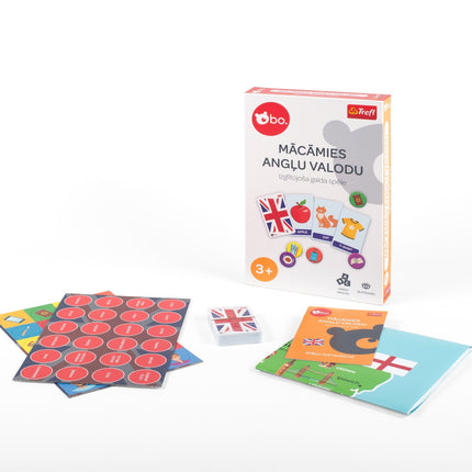 Bo. Educational Board Game "English Is Fun" (In Latvian Lang.)