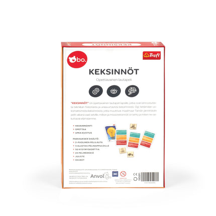 Bo. Educational Board Game "Inventions" (In Finnish Lang.)
