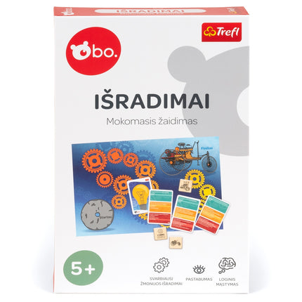 Bo. Educational Board Game "Inventions" (In Lithuanian Lang.)