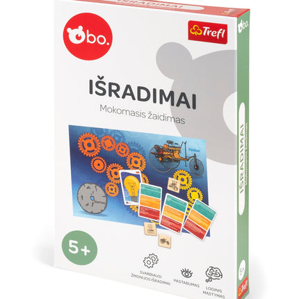 Bo. Educational Board Game "Inventions" (In Lithuanian Lang.)