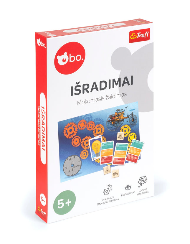 Bo. Educational Board Game "Inventions" (In Lithuanian Lang.)