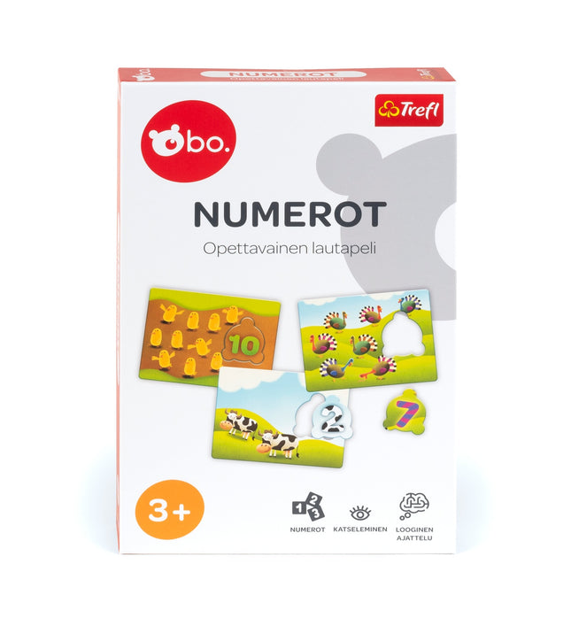 Bo. Educational Board Game "Numbers" (In Finnish Lang.)
