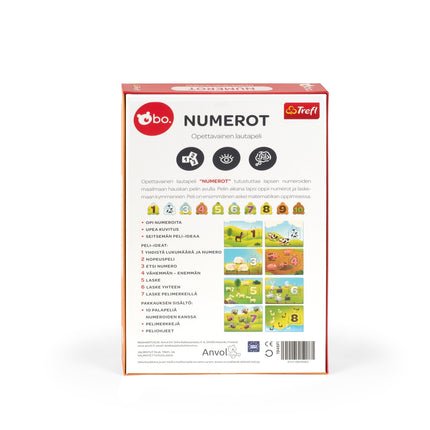 Bo. Educational Board Game "Numbers" (In Finnish Lang.)